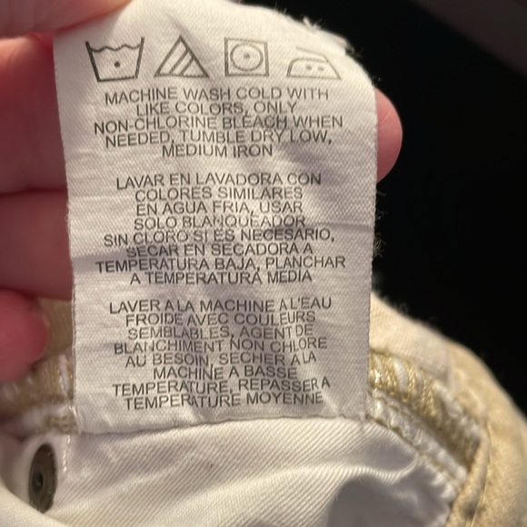 Aura by wrangler cotton khaki jeans 5 pocket size 12 regular. Regular rise. - Picture 13 of 13